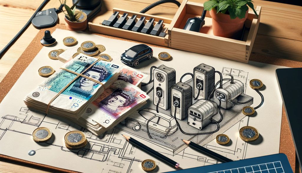 AI Illustration of EV Charger Grants for Schools